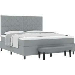 vidaXL, Boxspringbett, Bett (180 x 200 cm)