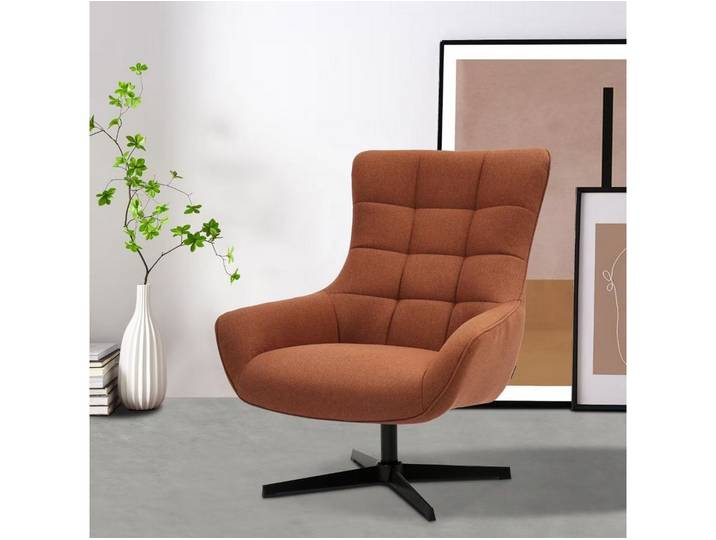 OTTO home Ohrensessel LEMOORE - OTTO. Verlässliche Qualität., Relaxsessel, TV-Sessel, 360° Grad drehbar, Feinstruktur