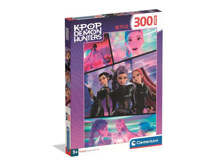 Puzzle 300 pièces Super K-Pop Demon Hunters CLEMENTONI