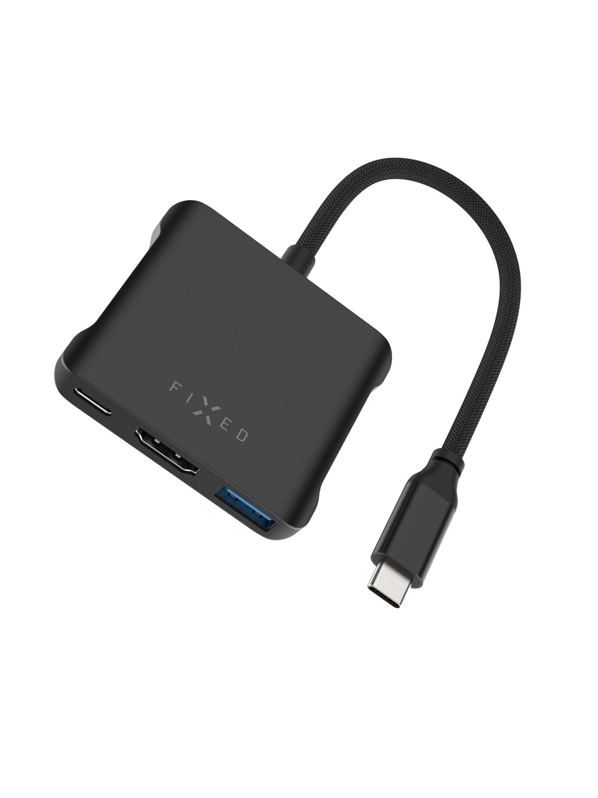 FIXED Quadry Hub 5in1 Multiport USB-C Hub 4K/6OHz Space Black USB-Hubs