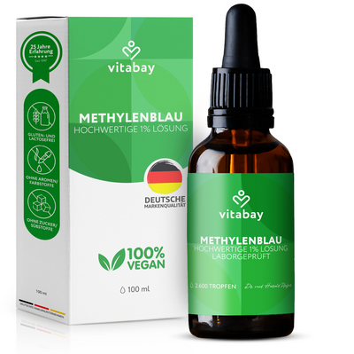 Vitabay CV METHYLENBLAU HOCHWERTIGE 1% Lösung vegan 100 ml 19274148