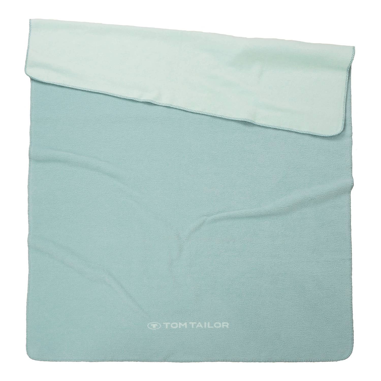 home24 Plaid Jacquard Turquoise B: 150 cm, L: 200 cm