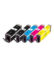 Peach 320123 8.5ml 18ml 330Seiten 365Seiten Schwarz Cyan Magenta Foto schwarz Gelb Tintenpatrone Multi Pack compatible with PGI-550 CLI-551 (PI100-327)