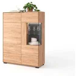 Elfo Highboard Rosa Holz Braun Eiche