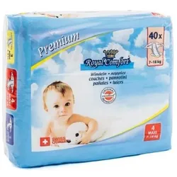 2x Royal Comfort Windeln (Gr. 4, Tragepack, 40 Stk.)
