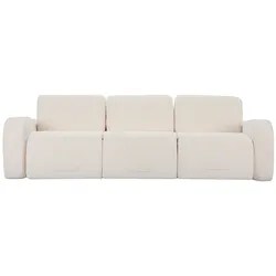 MODFU Kombinationssofa Cord Beige, 3-teilig, modular, werkzeugfrei, mit Schlaffunktion