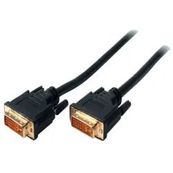 DVI Anschlusskabel DVI-D Stecker > DVI-D Stecker 24+1 Dual-Link schwarz 2,0m