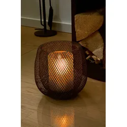Mesh Windlicht - Metall