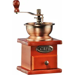 Haushalt International Kaffeemühle mit Keramik-Kegelmahlwerk Mahlgrad einstellbar 14052
