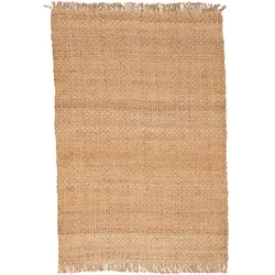 Pergamon, Teppich, Naturfaser Teppich Jute Salsa mit Fransen (300 x 300 cm)