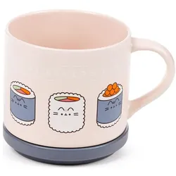 Puckator, Tasse, Pusheen the Cat Sushi Lover mug & coaster lid set (420 ml, 1x)