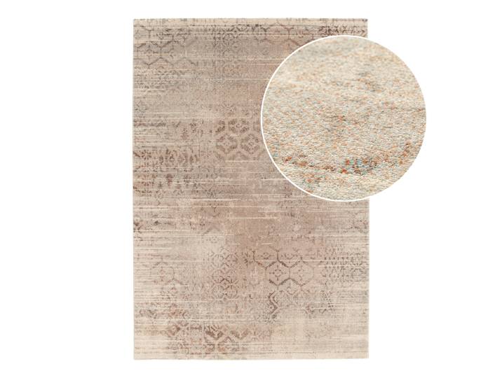 Kurzflorteppich Lano Beige 160 x 230cm recyceltem Polyethylenterephthalat