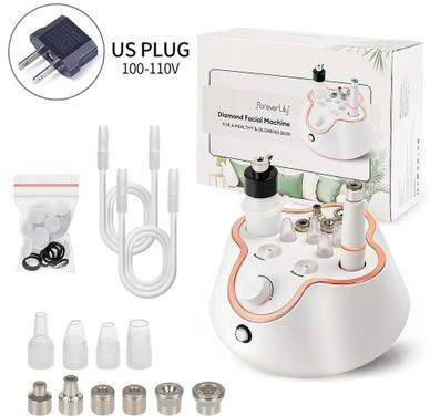 Uplifted Finds Diamond Microdermabrasion Machine For Deep Facial Exfoliation And Skin Cleansing At Home us Plug (100 110 V)
