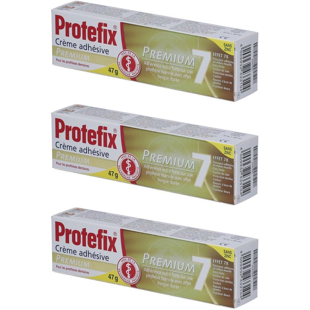 Protefix Kleefcreme Premium x3 3x47 g Creme