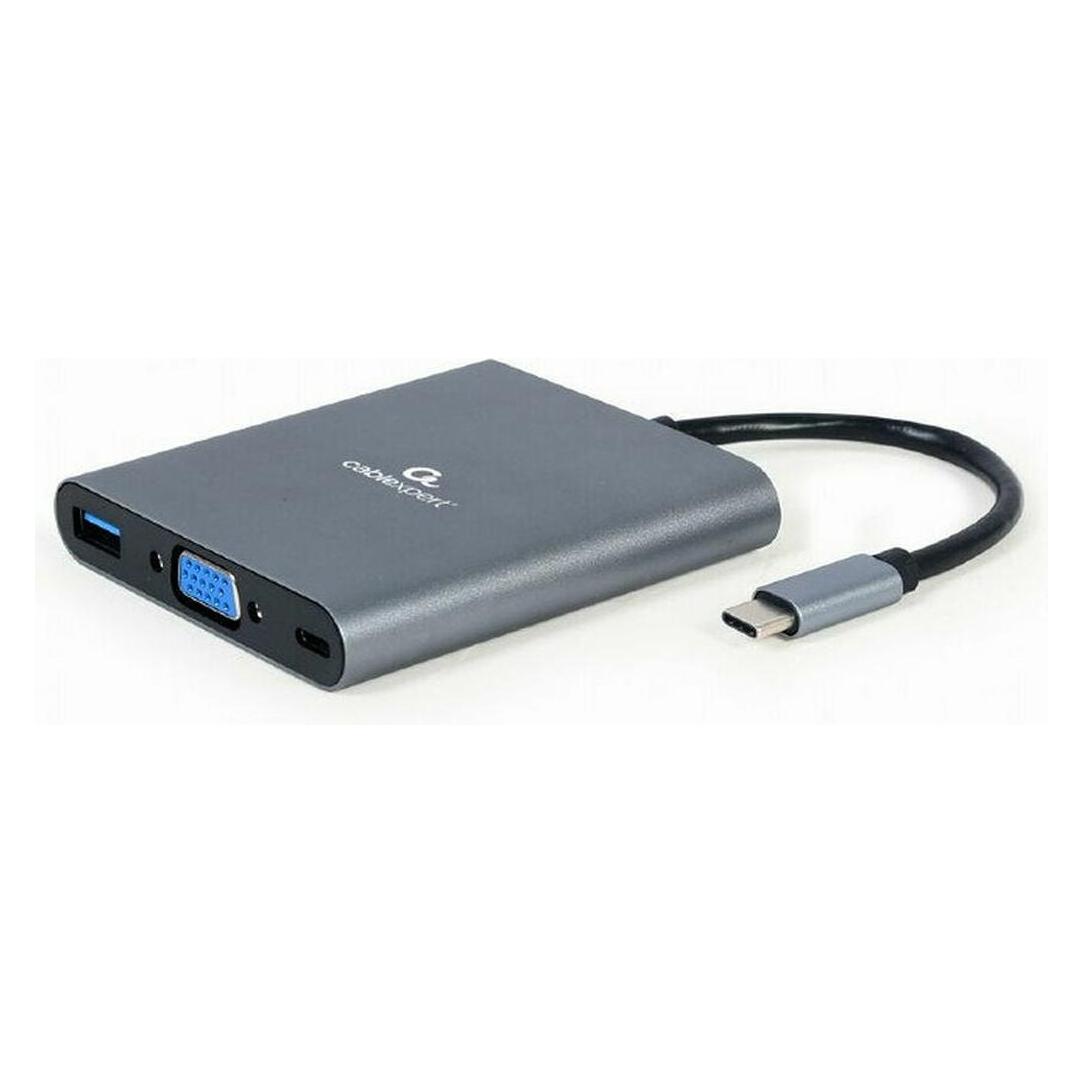 Gembird A-CM-COMBO6-01 (USB-C, 6 Ports) (A-CM-COMBO6-01)