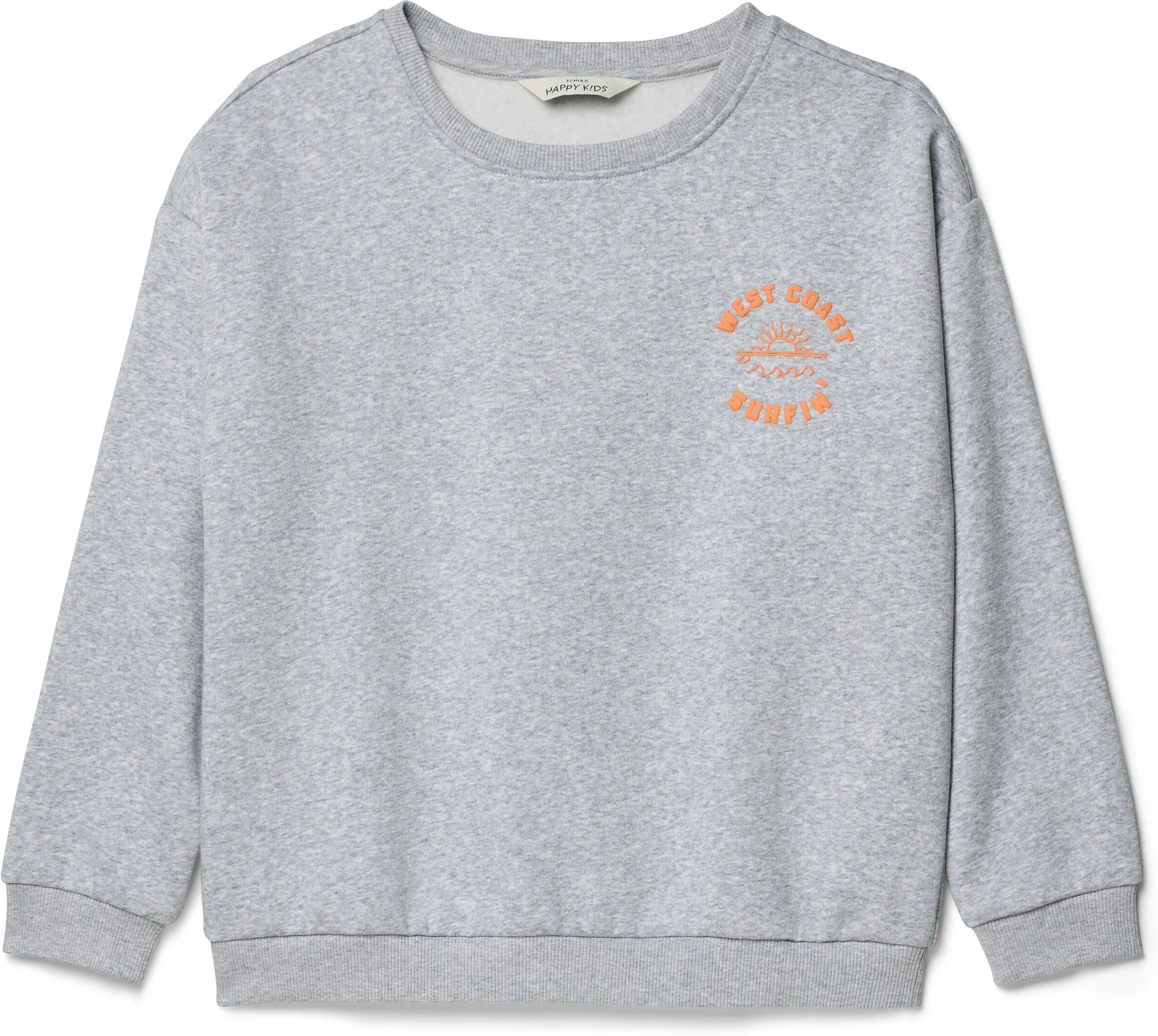 Tchibo - Kinder-Sweatshirt mit überschnittenen Schultern - Herren - Gr. 134/140 - grau