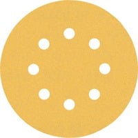 Expert C470 Schleifblatt, Ø 125mm, K120 50 Stück, für Exzenterschleifer