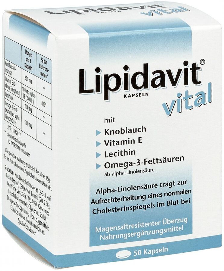 Lipidavit Vital Kapseln 50stk