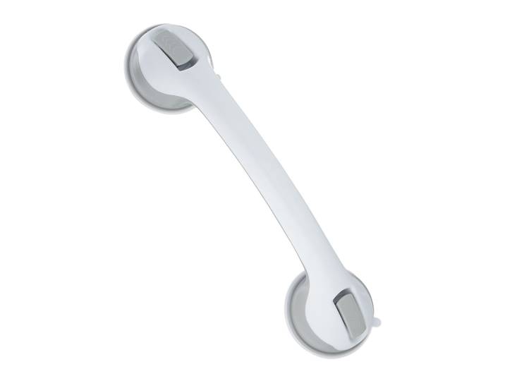 Haltegriff mit Saugnapf Weiss-Grau