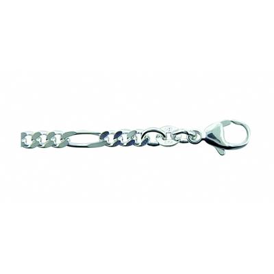 Armband ADELIA´S "19 cm Figaro Armband 925 Silber", silber, Armbänder, Damen, 19cm, Silber 925 (Sterlingsilber), Armband, Silberarmband