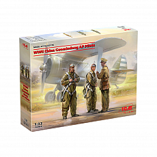 ICM - WWII China Guomindang AF Pilots - 1:32 - 3 Figuren 306558