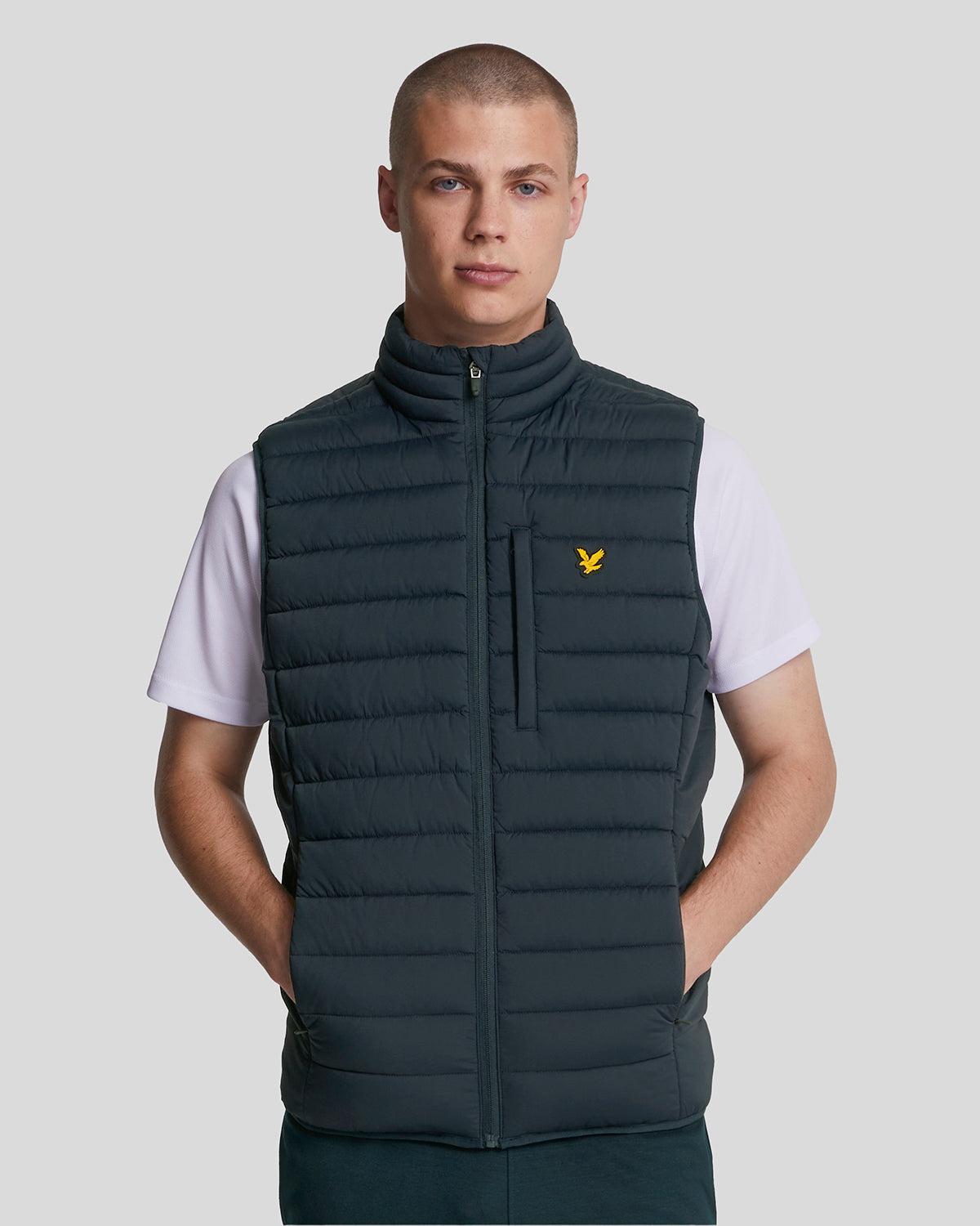Lyle & Scott Sports Leichte Pufferjacke – Marineblau