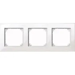 Merten M-PLAN-Rahmen 3 fach pws/gl 515319