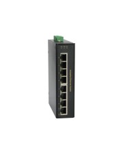 LevelOne Switch 8 x 10/100 4 PoE+ Desktop an DIN-Schiene montierbar wandmontierbar 126 W Gleichstrom (IFP-0801)