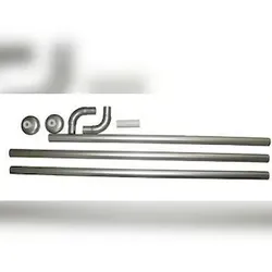 Winkelstange Universalstange 3er silber matt ALU