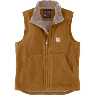 Fleeceweste CARHARTT "Weste", Herren, Gr. XXL, braun, Obermaterial: 100% Baumwolle CO., Westen Fleeceweste