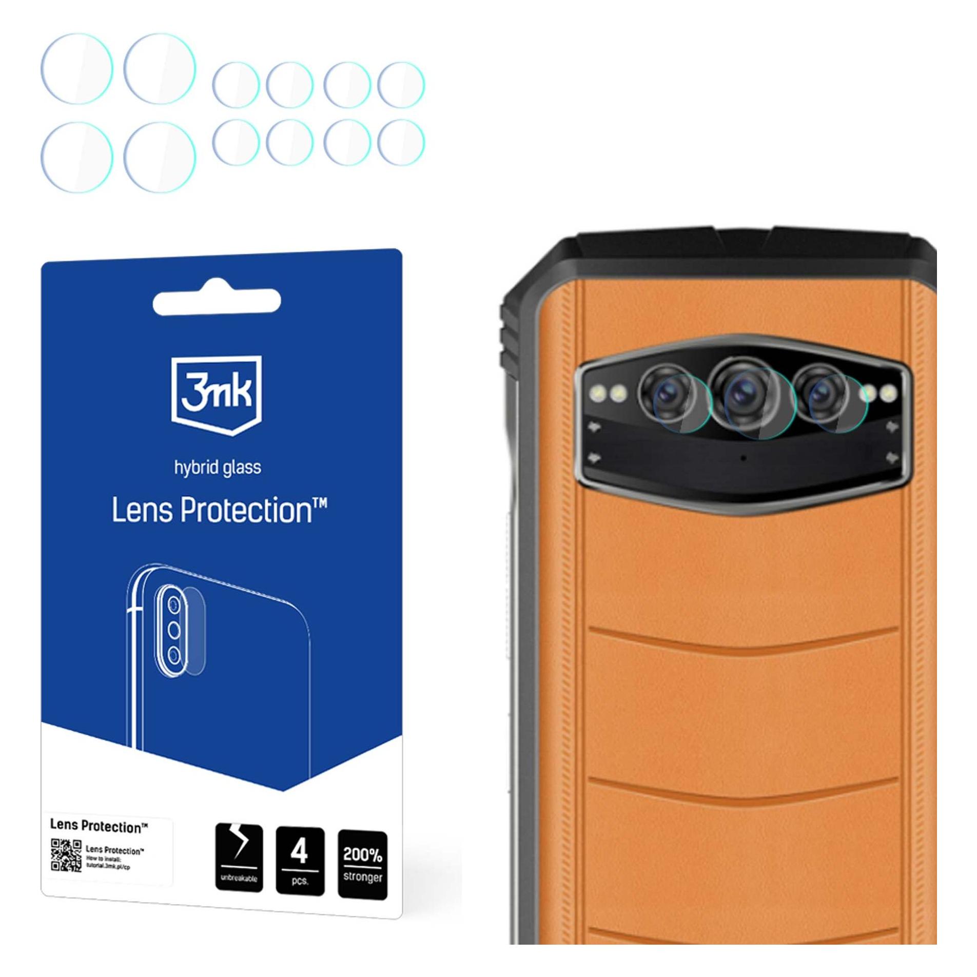 3MK Lens Protect Doogee V30/S100 Ochrona na obiektyw aparatu 4szt (4 Stk., Doogee S100, Doogee V30T) (W-3LenProt-DV3S100)