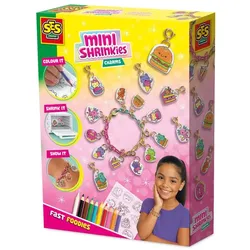 Ses Creative - Mini Shrinkies - Charms Fast Foodies - Schrumpffolie - Armbänder selber machen - Freu