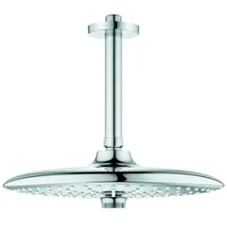 Grohe Euphoria 260 Kopfbrauseset Deckenauslass 142 mm, 3 Strahlarten, GROHE EcoJoy Durchflusskonstanthalter, 26461000