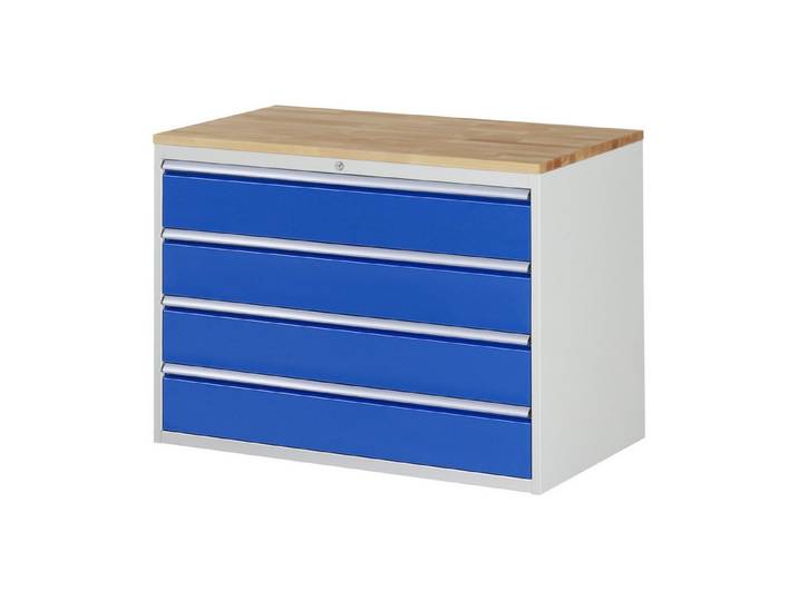 RAU Hängeregisterschrank Rau Schubladenschrank Buche-Top und 4 x Schubl.-XXL 4x180mm