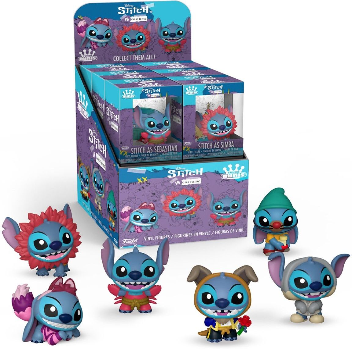 Funko Minis Disney: Lilo & Stitch - Stitch in Costume (Random) Vinyl Figures