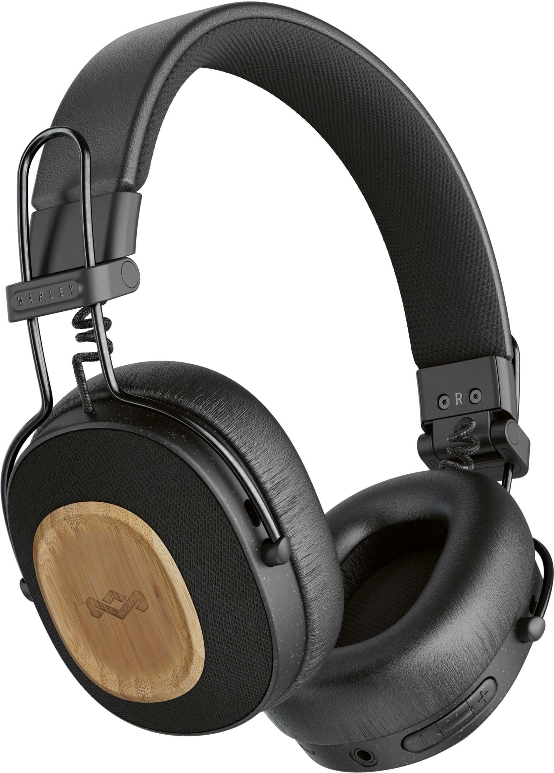 The House of Marley Auriculares de diadema Bluetooth de Riddim. Negro