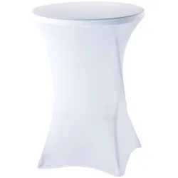 Stalgast weiße Stretchhusse für Stehtische von ca. D. 80 mm