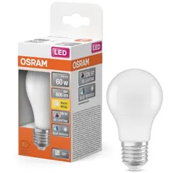 OSRAM E27 Lampe STAR Classic 9,4W wie 60W 2700K warmweißem Licht mit sehr hoher Farbwiedergabe 97Ra