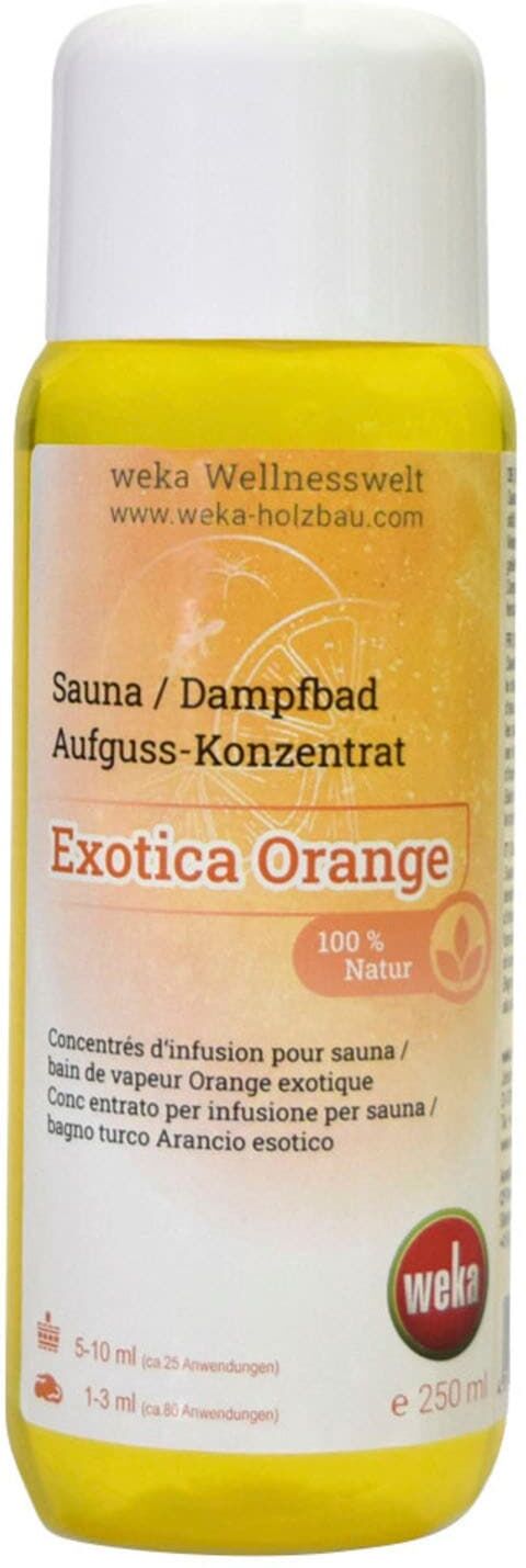 Aufgusskonzentrat WEKA "Exotica Orange", orange (weiß, neutral), 250, Aufguss-Konzentrate, Aufgusskonzentrat, 250 ml