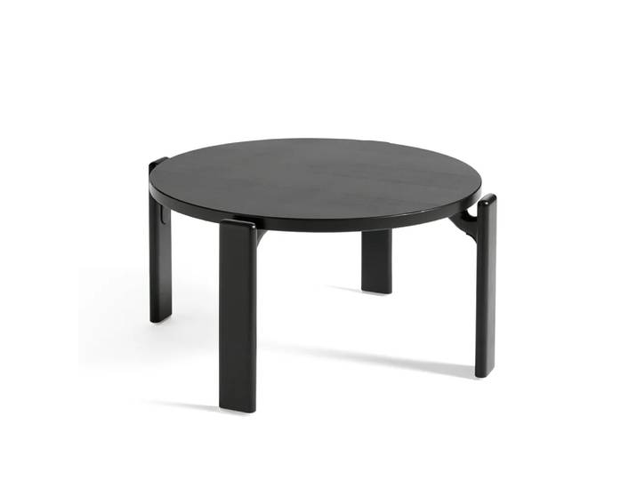 HAY Rey Couchtisch Ø66,5x32 cm deep black