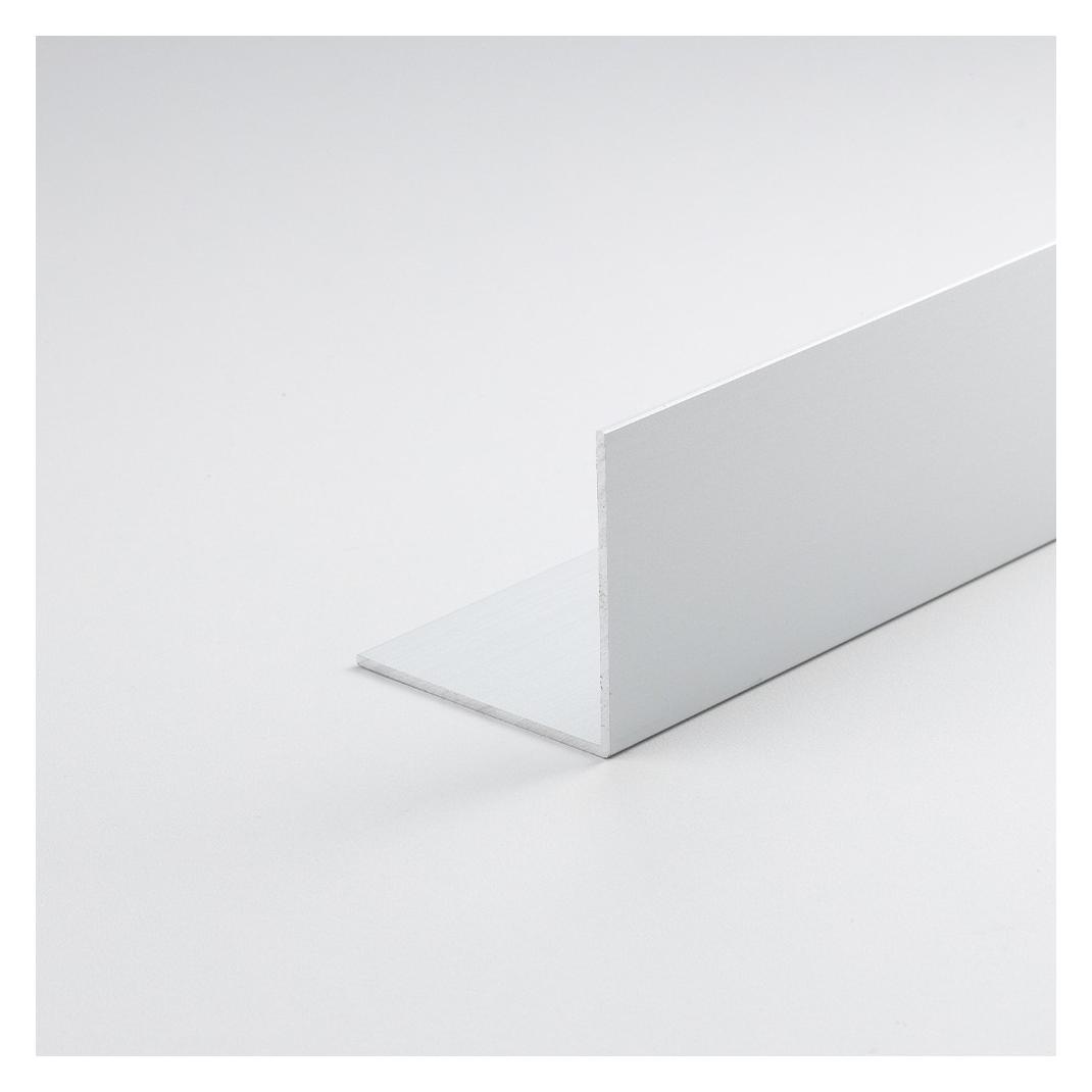 Arcansas Diy profile aluminum angle silver 1000 x 40 x 40 mm (68562375)