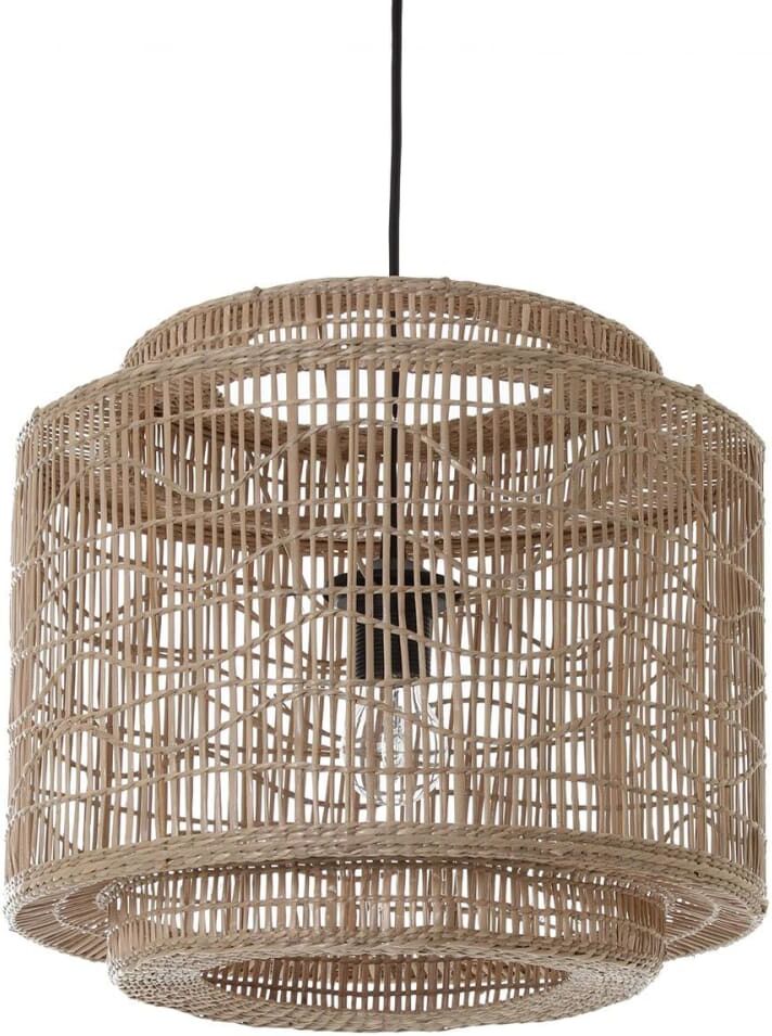 Lussiol Lighting Suspension en jacinthe d'eau naturel, d.38 cm Marron 40x36x40cm
