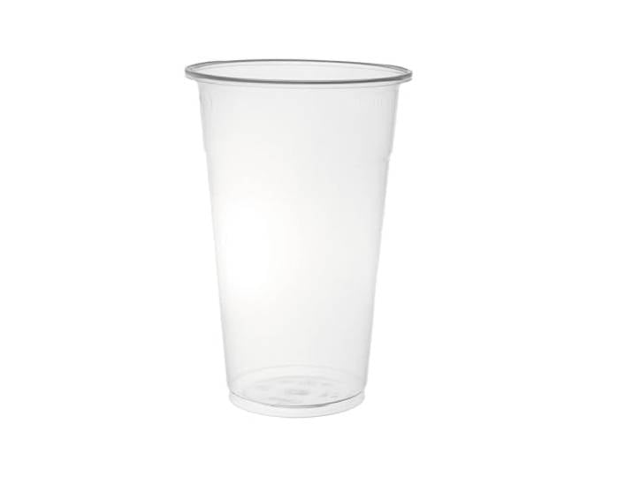 daybays Trinkbecher 500 ml Ø9 cm, 4800 Stück, Transparent Plastikbecher, Einwegbecher, Kaltgetränkebecher, Partybecher und Ausschankbecher