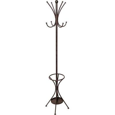 Garderobenständer AMBIENTE HAUS, braun, B:43cm H:174cm T:43cm, Metall, Garderobenständer