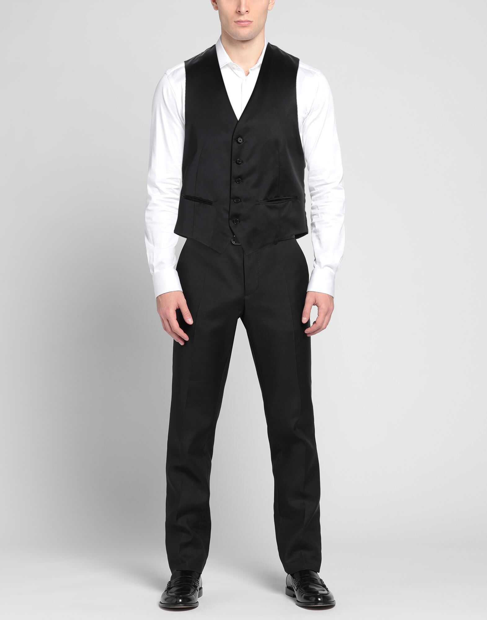 Idea Italian Design Elements Of Apparel Chaleco sartorial Hombre Negro 46 Hombre