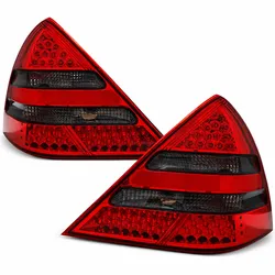 LED-Rückleuchten passend für Mercedes-Benz R170 SLK 04/1996–2004 | Rot/Smoke