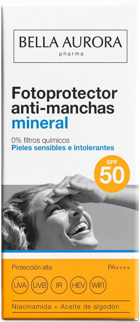 Bella Aurora Fotoprotector mineral anti-manchas .  (50 ml)