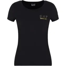 EA7 für Damen. 8NTT65_TJDQZ Train Evolution T-shirt schwarz (M), Lässig, Baumwolle, Kurzarm