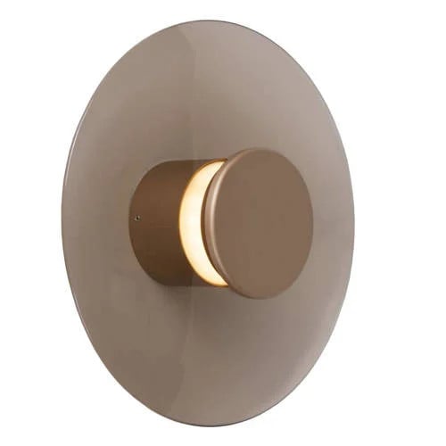 Lucide Santiago LED wandlamp - Amber/Goud/Messing - Ø 23 cm