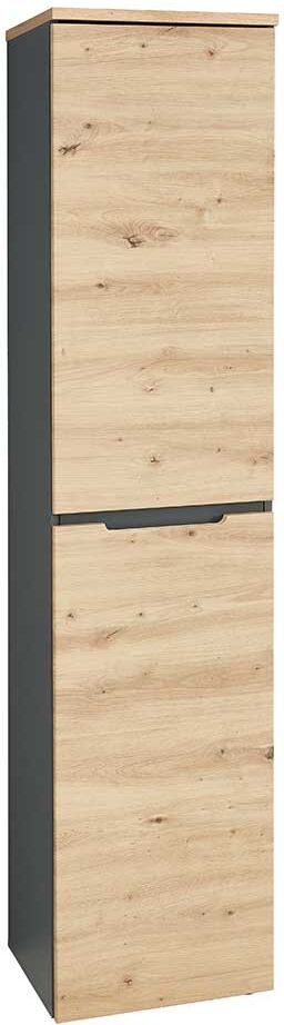 Pharao24.de Aktenordnerschrank hoch in modernem Design zwei Drehtüren